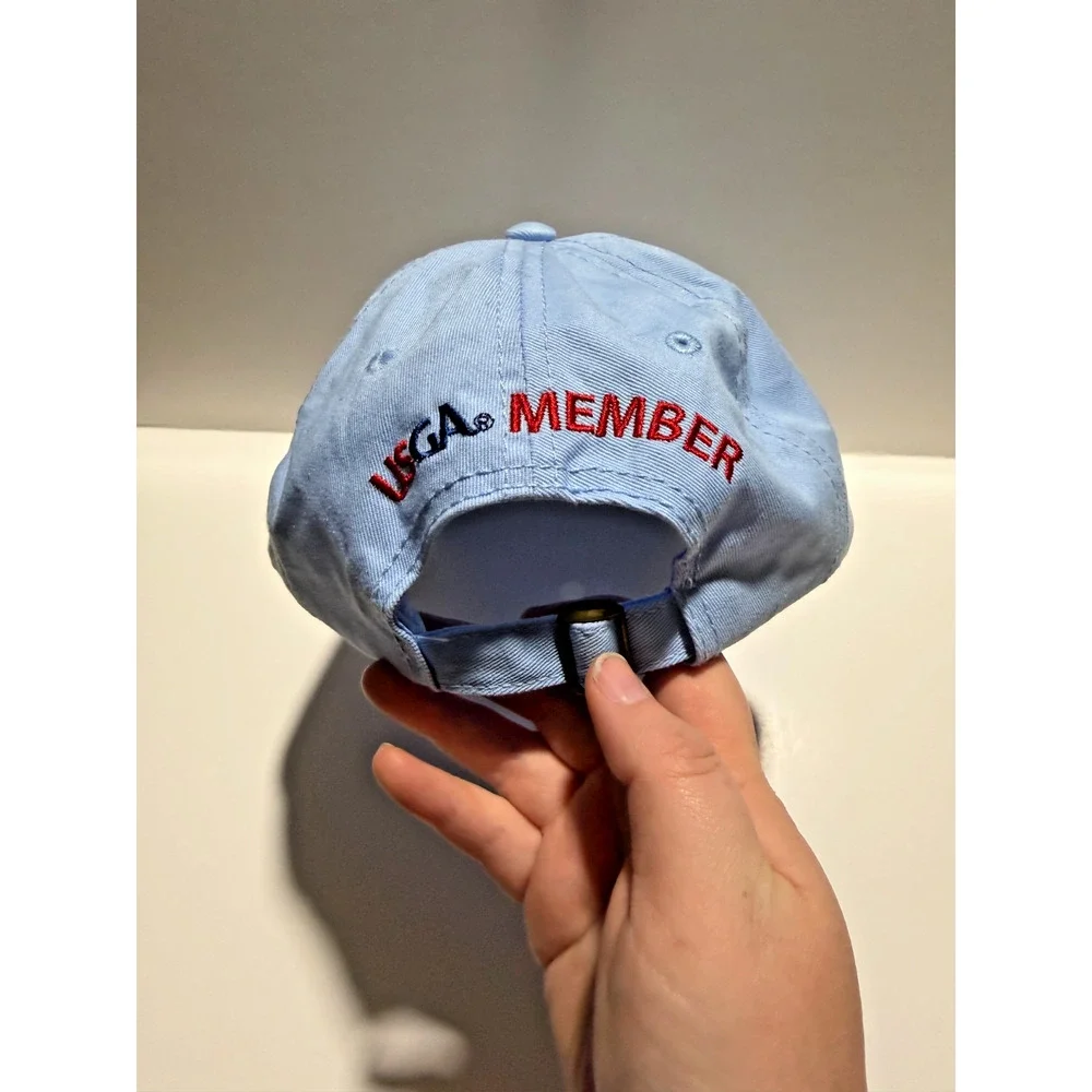USGA U.S. Open 2019 Pebble Beach Blue 100% Cotton Adjustable Golf Hat Logo
